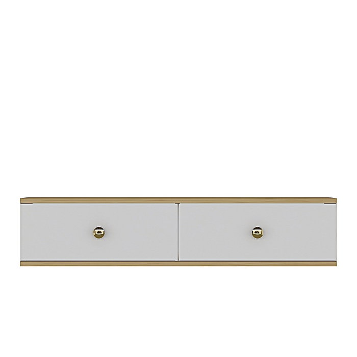 Hanah Home Zuzu 120 - Roble Zafiro, Blanco y Dorado